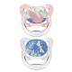 Dr. Brown's - PreVent Glows in the Dark Pink Ορθοδοντικές Πιπίλες Νυκτός (0-6m) PV12006 - 2 τμχ