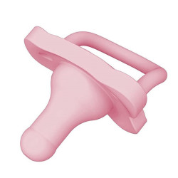 Dr. Brown's - Happy Paci Silicone Pink Πιπίλα Όλο Σιλικόνη για Βρέφη 0-6 μηνών (Ροζ χρώμα) - 1τμχ