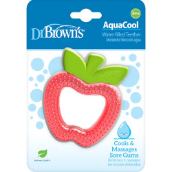 Dr Brown's  - AquaCool Apple Water Filled Teether Δροσιστικός Κρίκος Οδοντοφυΐας Μήλο 3m+ - 1τμχ