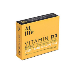 Petsiavas - At Life At Life Vitamin D3 2000iu-Συμπλήρωμα Διατροφής με Βιταμίνη D3 - 60tabs