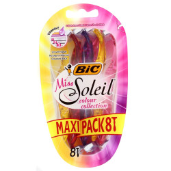 Bic - Miss Soleil Colour Collection Ξυραφάκια Μιας Χρήσης - 8τμχ