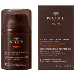 Nuxe - Men Moisturizing Multi-Purpose Gel Ανδρικό Πολυχρηστικό Τζελ Προσώπου για Ενυδάτωση - 50ml