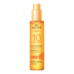 Nuxe - Sun tanning oil for face and body SPF10 Λάδι μαυρίσματος για πρόσωπο & σώμα - 150ml