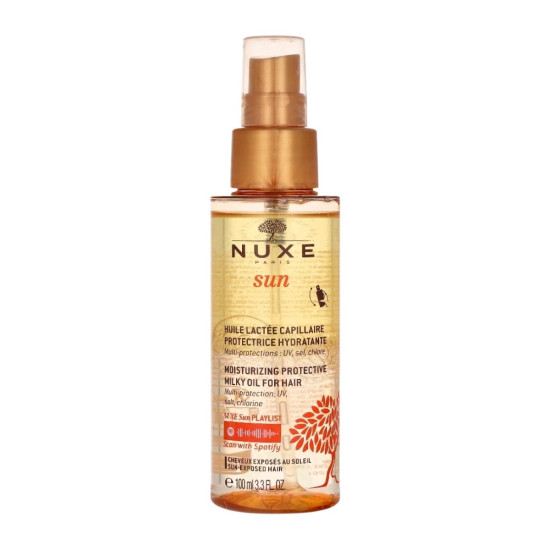 Nuxe - Sun Moisturising Protective Milky Oil For Hair Ενυδατικό Διφασικό Γαλάκτωμα Μαλλιών για προστασία από ηλιακή ακτινοβολία - 100ml