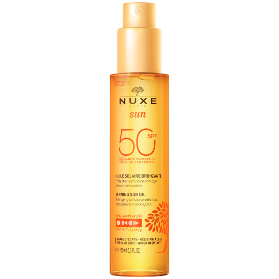 Nuxe - Sun Tanning Oil SPF50 Αντηλιακό Λάδι Προσώπου σε Spray - 150ml