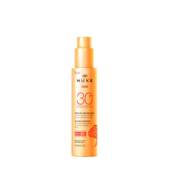 Nuxe - Delicious Αντηλιακή Λοσιόν Προσώπου και Σώματος SPF30 σε Spray - 150ml