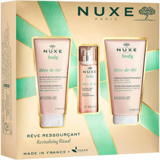 Nuxe - Promo Body Reve de The Gift Set Revitalising Ritual Scrub - 150ml & Shower gel - 100ml & Exalting Fragrant Water - 30ml