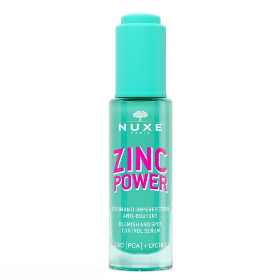 Nuxe - Zinc Power Blemish & Spot Control Serum Ορός Προσώπου Κατά των Ατελειών & των Μαύρων Στιγμάτων - 30ml