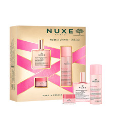 Nuxe - Promo Pink Fever Huile Prodigieuse Florale Dry Oil - 50ml & Very Rose 3in1 Soothing Micellar Water - 100ml & Very Rose Lip Balm - 15g