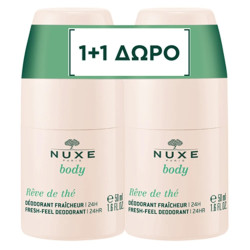 Nuxe - Promo Body Reve de the Fresh-Feel 24h Deodorant Αποσμητικό για 24ωρη αίσθηση φρεσκάδας - 2x50ml