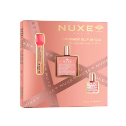 Nuxe - Promo Huile Prodigieuse Or Florale Multi-Purpose Dry Oil - 50ml & Very Rose Hyaluronic Acid Plumping Lip Serum - 8ml & Huile Prodigieuse Florale Multi-Purpose Dry Oil - 10ml