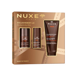 Nuxe - Promo Exclusively Him Men Moisturizing Multi-Purpose Gel - 50ml & 24H Protection Deodorant - 50ml & Multi-Use Shower Gel - 200ml