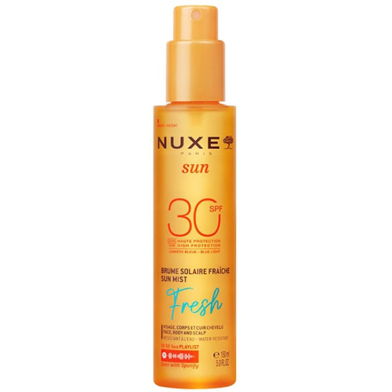 Nuxe - Fresh Sun Mist SPF30 Αναζωογονητικό Αντηλιακό Σπρέι για Πρόσωπο Σώμα και Τριχωτό της Κεφαλής - 150ml
