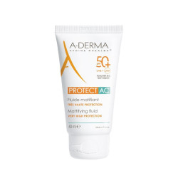 A-Derma - Protect AC Mattifying fluid very high protection Spf 50+ Αντιηλιακή κρέμα με ματ αποτέλεσμα - 40ml