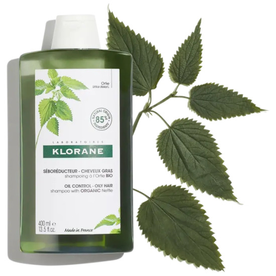 Klorane - Oil Control ortie Shampoo With Nettle Σαμπουάν για λιπαρά μαλλιά με τσουκνίδα - 400ml