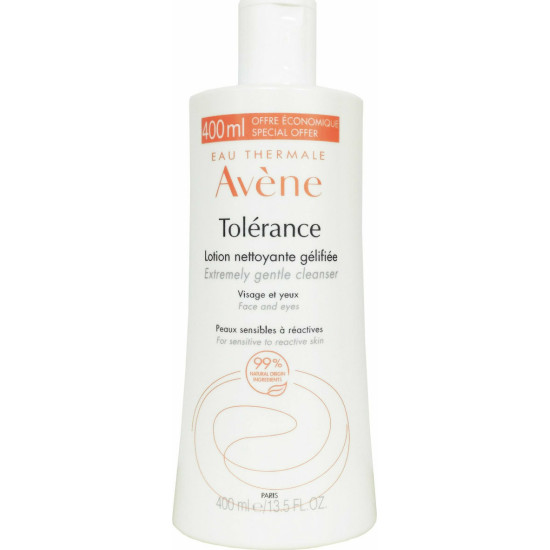 Avene - Tolerance Lotion Nettoyante Gelifiee Λοσιόν Καθαρισμού σε Μορφή Γέλης για Ευαίσθητο και Αντιδραστικό Δέρμα - 400ml