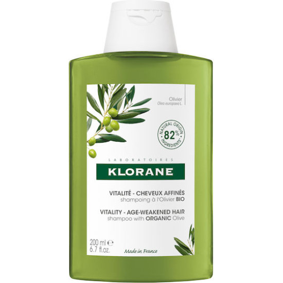 Klorane - Shampoo With Organic Olive Σαμπουάν για Πυκνότητα και Ζωντάνια με Εκχύλισμα Βιολογικής Ελιάς - 200ml