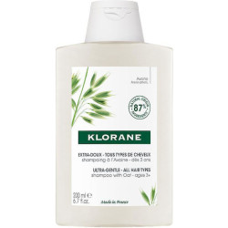 Klorane - Avoine Σαμπουάν με Γαλάκτωμα Bιολογικής Βρώμης για Όλη την Οικογένεια - 200ml