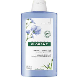 Klorane - Linum Shampoo Σαμπουάν με Ίνες Λιναριού που Δίνει Όγκο στα Λεπτά Μαλλιά - 400ml