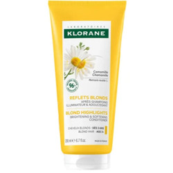 Klorane - Conditioner With Chamomille Μαλακτική κρέμα για χρυσαφένιες ανταύγειες με εκχύλισμα χαμομηλιού - 200ml