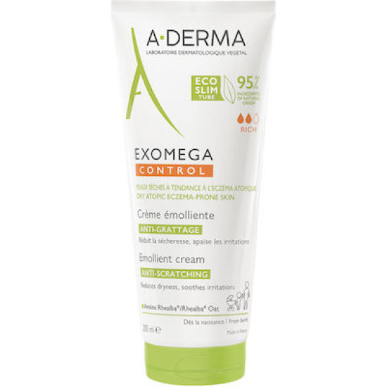 A-Derma - Exomega Control Creme emolliente - 200ml