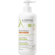 A-Derma - Exomega Control Lait Emollient Anti-Grattage Γαλάκτωμα για ατοπικό ξηρό δέρμα - 400ml