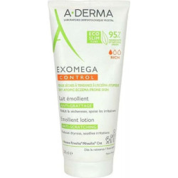 A-Derma - Exomega Control Emollient Lotion Μαλακτικό γαλάκτωμα για δέρμα με τάση ατοπίας ή ξηρότητας - 200ml