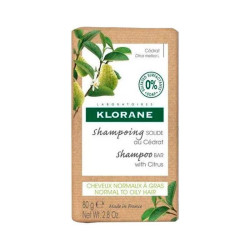 Klorane - Shampoo Bar with Citrus Μπάρα Σαμπουάν με Κίτρο για Κανονικά Μαλλιά με Τάση Λιπαρότητας - 80gr