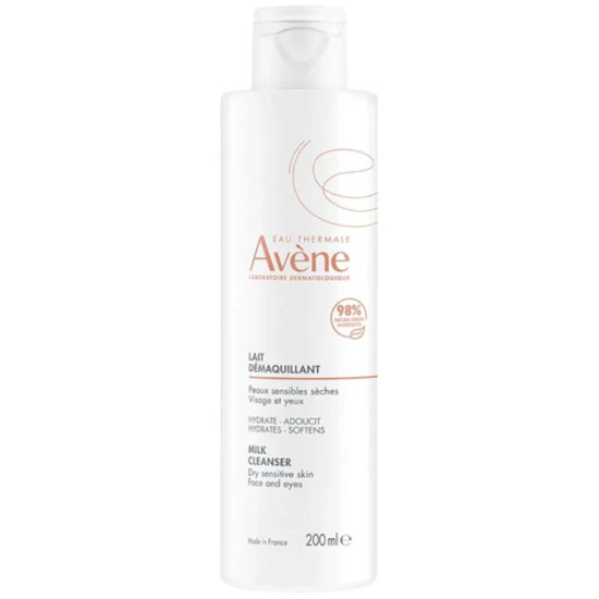 Avene - Lait Demaquillant Douceur Γαλάκτωμα Ντεμακιγιάζ για Ευαίσθητες - Ξηρές Επιδερμίδες για Πρόσωπο &  Μάτια - 200ml