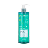 A-Derma - Biology AC Cleansing Foaming Gel Αφρίζον Τζελ Καθαρισμού για Λιπαρές Επιδερμίδες - 400ml