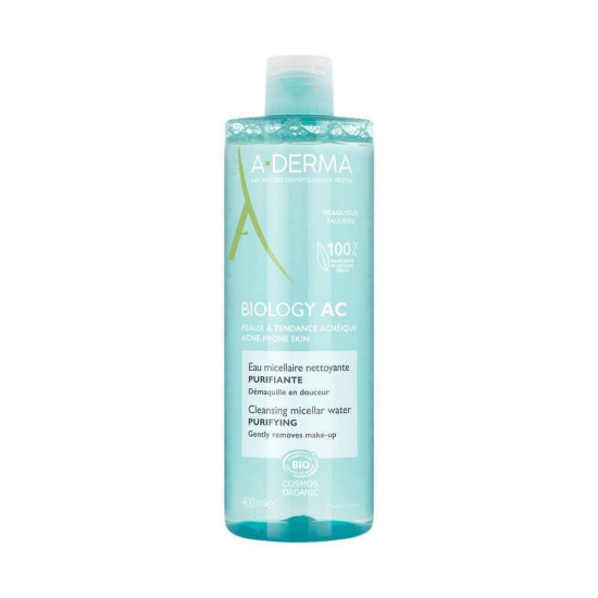 A-Derma - Biology AC Eau Micellaire Purifiant Νερό Καθαρισμού & Ντεμακιγιάζ Με Μικύλλια - 400ml