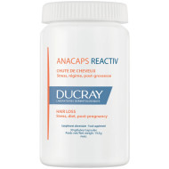 Ducray - Anacaps Reactiv Συμπλήρωμα Διατροφής για Τριχόπτωση, Υγιή μαλλιά και νύχια - 30 caps