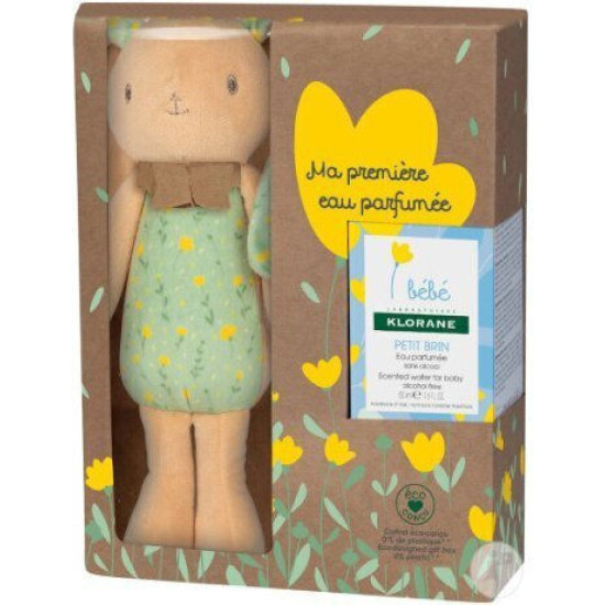 Klorane - Bebe Petit Brin Scented Water For Baby Αρωματισμένο Νερό για Βρέφη - 50ml και Δώρο Λούτρινο Κουνελάκι 