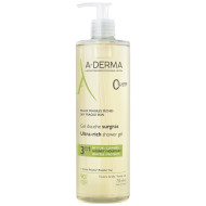 A-Derma - Gel Douche Surgras Ultra - Rich Shower Gel Πλούσιο Τζελ Καθαρισμού για το Ξηρό Δέρμα 3σε1 Προστατεύει-Θρέφει-Καθαρίζει- 750ml
