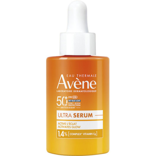 Avene - Ultra Serum Cell Protection Activates Glow SPF50 Ορός Προσώπου για Αντηλιακή Προστασία και Ενεργοποίηση της Λάμψης - 30ml