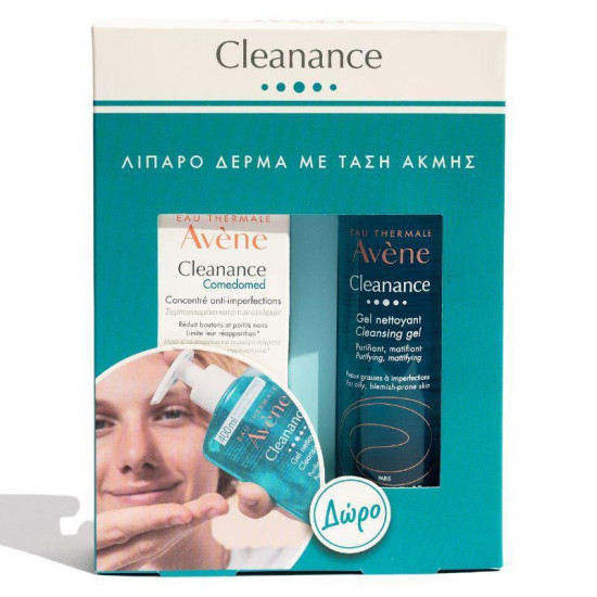 Avene - Promo Cleanance Comedomed Ενυδατική Κρέμα Προσώπου Για Λιπαρό Δέρμα Με Τάση Ακμής - 30ml & Δώρο Cleanance Gel Nettoyant - 100ml Avene - Promo Cleanance Comedomed Ενυδατική Κρέμα Προσώπου Για Λιπαρό Δέρμα Με Τάση Ακμής - 30ml & Δώρο Cleanance Gel Nettoyant - 100ml