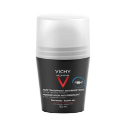 Vichy - Homme Roll-On for Sensitive Skin 48h - 50 ml