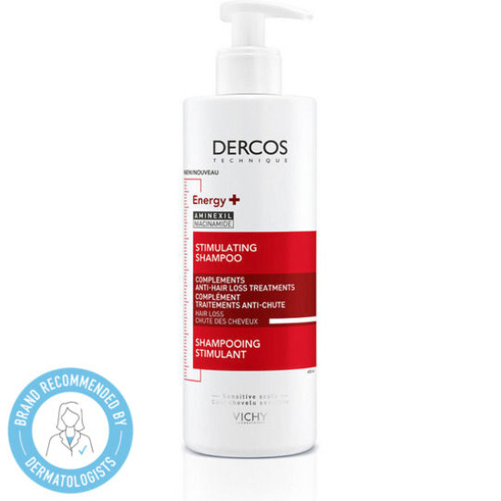 Vichy - Dercos Energisant Shampoo Δυναμωτικό σαμπουάν κατά της τριχόπτωσης με Aminexil - 400ml
