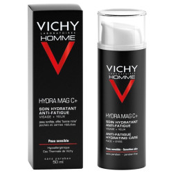 Vichy - Homme Hydra Mag C+ Ενυδατική Κρέμα για την Ευαίσθητη Ανδρική Επιδερμίδα Πρόσωπο Και Μάτια - 50ml