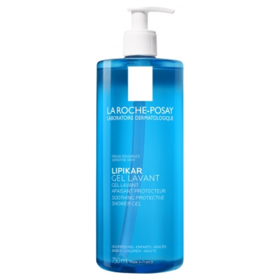 La Roche Posay - Lipikar Gel Lavant Απαλό Tζελ Kαθαρισμού για το Ευαίσθητο και Ξηρό δέρμα, για Βρέφη Παιδιά Ενήλικες -750ml