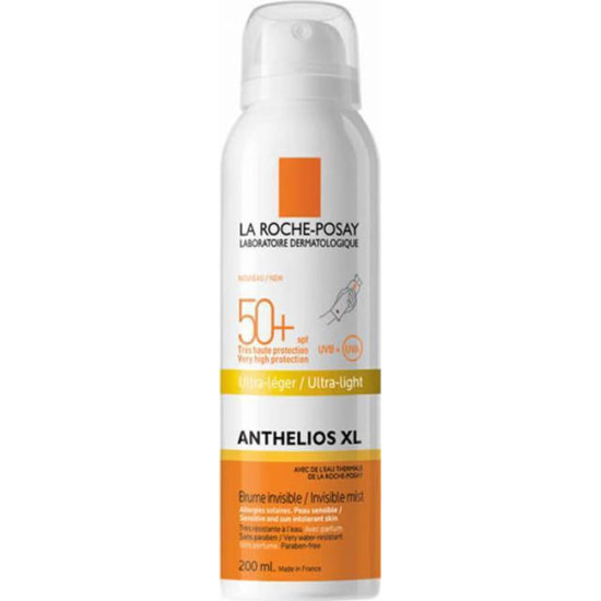 La Roche Posay - Anthelios XL Invisible Βody Mist SPF50+ Ultra Light Αντηλιακό Σπρέι Σώματος - 200ml