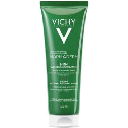 Vichy - Normaderm 3-in-1 Cleanser Scrub Mask 3 σε 1 Απολέπιση Καθαρισμός Μάσκα - 125ml