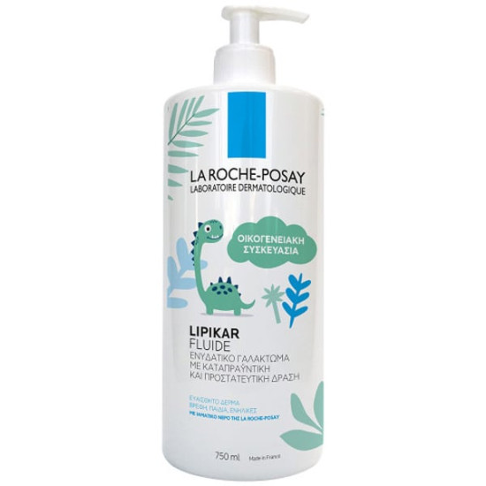 La Roche-Posay - Lipikar Fluide Eνυδατικό γαλάκτωμα με καταπραϋντική και προστατευτική δράση - 750ml