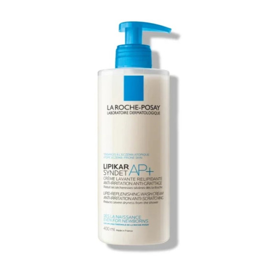 La Roche-Posay - Lipikar Syndet AP+ Απαλή Κρέμα Καθαρισμού για το Ξηρό Δέρμα με Τάση Ατοπίας - 400ml