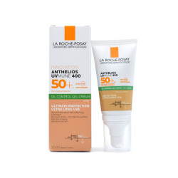 La Roche-Posay - Anthelios UVMUNE400 Oil Control Gel-Cream Tinted Αντιηλιακή Κρέμα Προσώπου με Χρώμα SPF50+ - 50ml