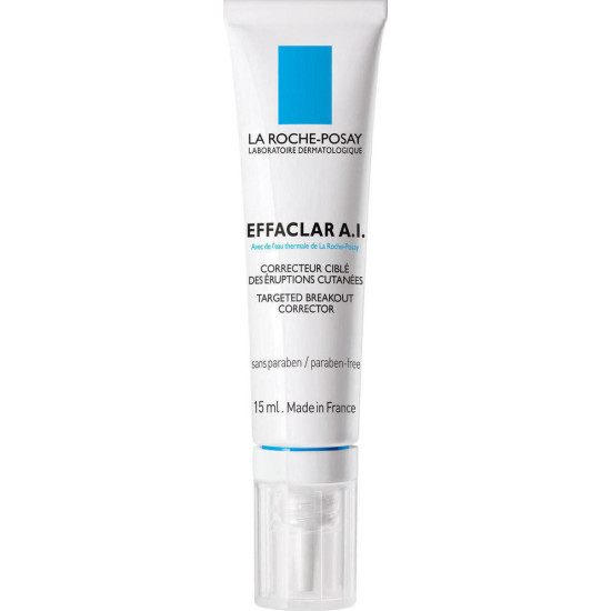 La Roche Posay - Effaclar A.I. 24ωρη Κρέμα Προσώπου για Ευαίσθητες Επιδερμίδες κατά των Ατελειών & της Ακμής - 15ml