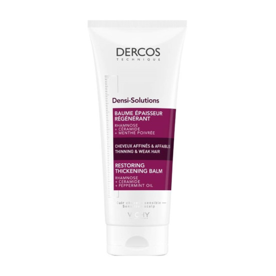 Vichy -  Dercos Densi-Solutions Regenerating Thickening Balm Επανορθωτικό Μαλακτικό Βάλσαμο Μαλλιών - 200ml
