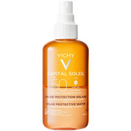 Vichy - Capital Soleil Solar Protective Water Spray SPF50 Αντηλιακό Νερό Για Λαμπερό Μαύρισμα - 200ml