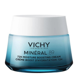 Vichy - Mineral 89 72H Moisture Boosting Cream 72ωρη Ενυδατική Κρέμα Προσώπου με Υαλουρονικό Οξύ για Κάθε Τύπο Επιδερμίδας - 50ml