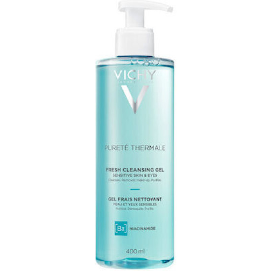 Vichy - Purete Thermale Fresh Cleansing Gel Τζελ Καθαρισμού Προσώπου & Ματιών Με Νιασιναμίδη - 400ml